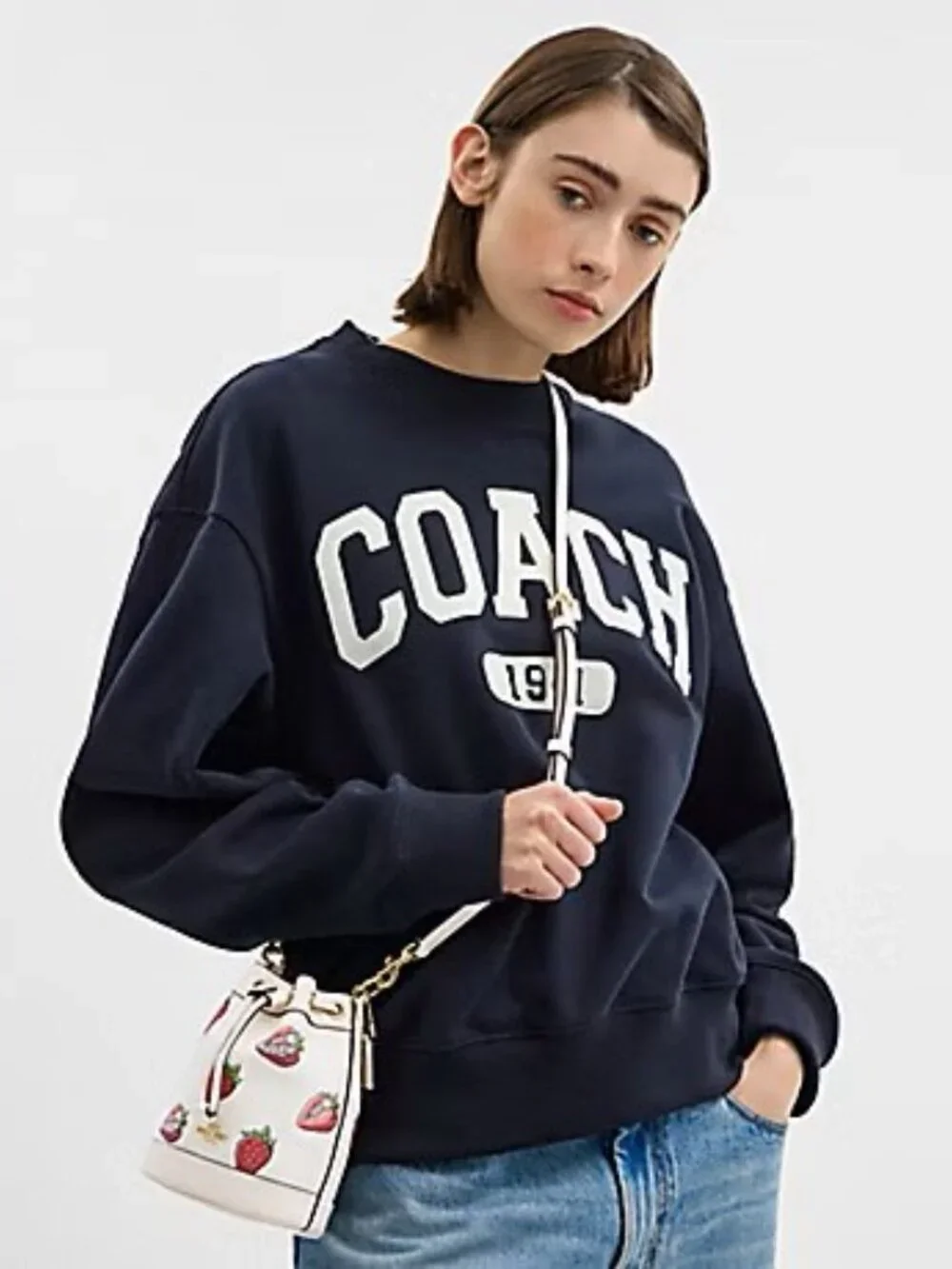 Coach printed coated